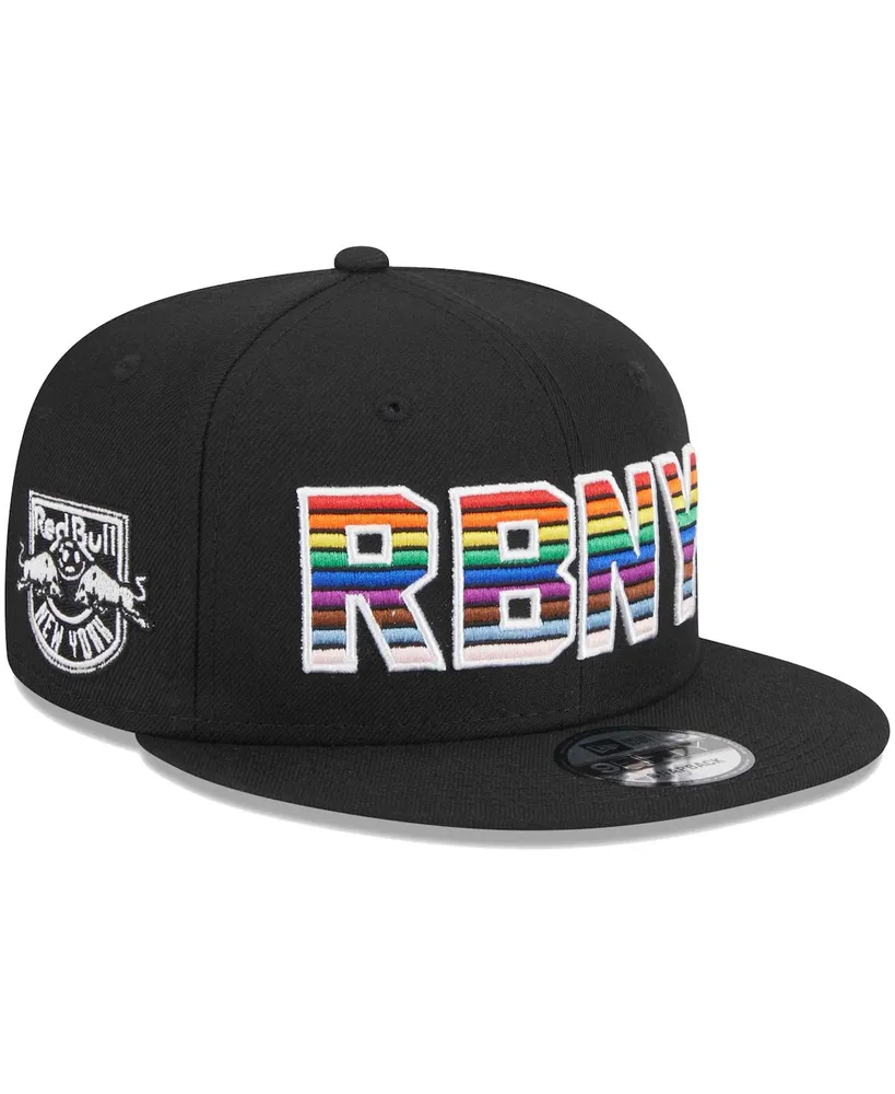 Men's New Era Black New York Red Bulls Pride 9FIFTY Snapback Hat