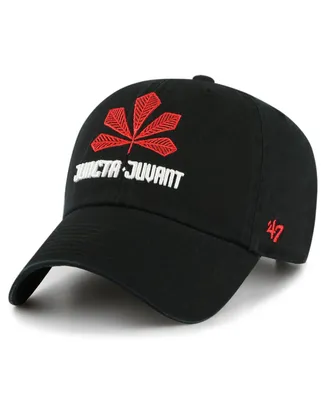 Men's '47 Brand Black Cincinnati Reds 2023 City Connect Clean Up Adjustable Hat