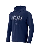 Men's Darius Rucker Collection by Fanatics Navy Boston Red Sox Waffle-Knit Pullover Hoodie