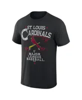 Men's Darius Rucker Collection by Fanatics Black St. Louis Cardinals Beach Splatter T-shirt