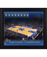 Kentucky Wildcats Framed 15" x 17" Basketball Championship Count Collage