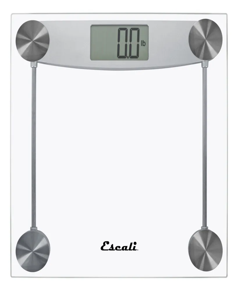 Digital Glass Bathroom Scale Clear - Escali