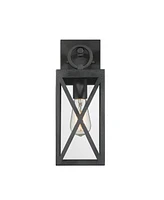 Trade Winds Lighting 1-Light Wall Sconce In Black