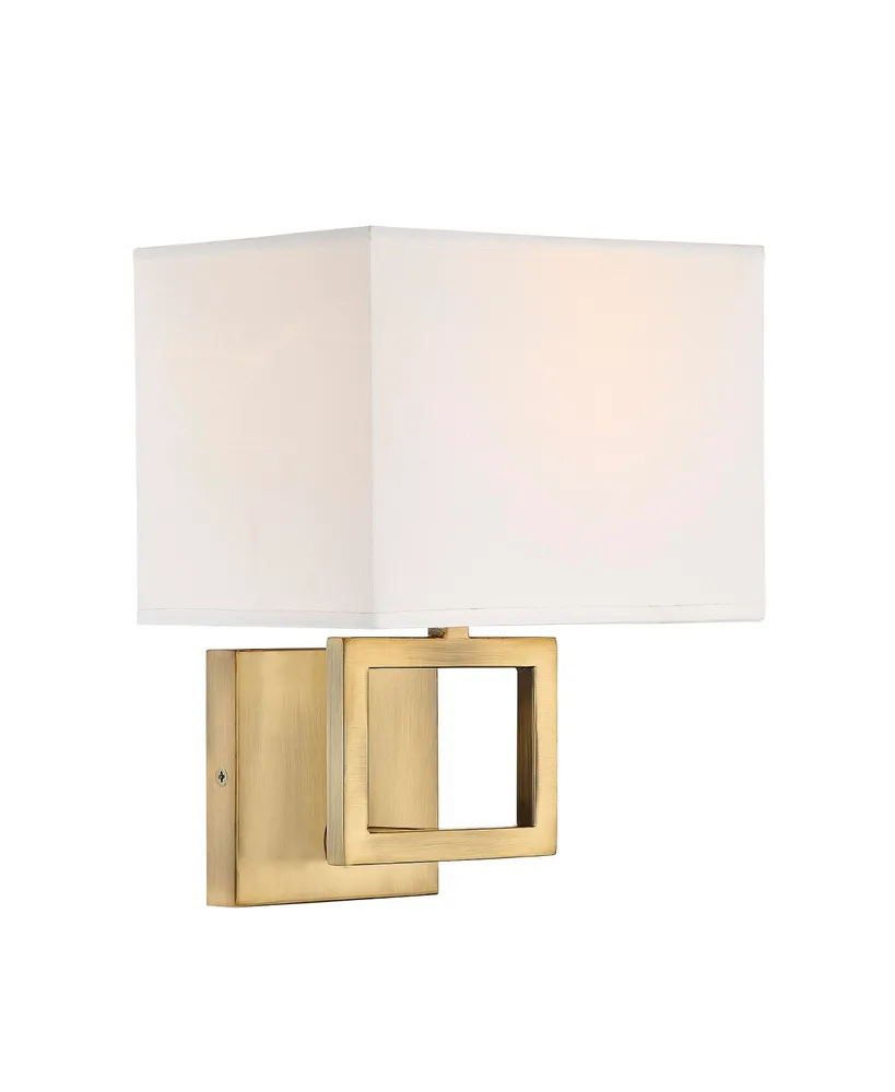 Trade Winds Lighting Trade Winds Square Wall Sconce in Natural Brass