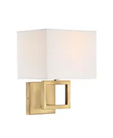 Trade Winds Lighting Trade Winds Square Wall Sconce in Natural Brass