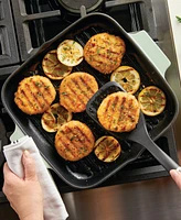KitchenAid Enameled Cast Iron, 11" Square Grill Roasting Pan