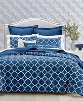 Last Act! Charter Club Damask Designs Geometric Dove 2-Pc. Duvet Cover Set, Twin, Exclusively at Macy's