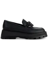 Karl Lagerfled Paris Women's Marcia Slip-On Embellished Lug Sole Loafer