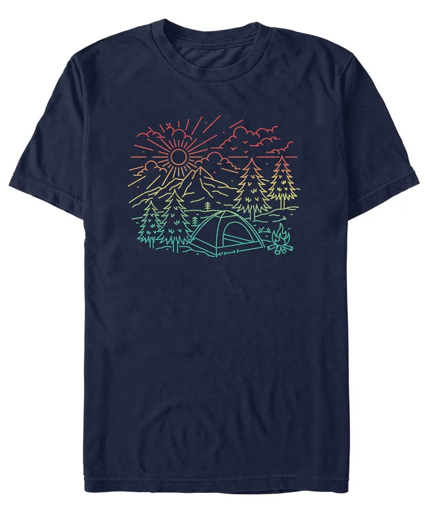 Fifth Sun Men's Generic Additude Camp Short Sleeves T-shirt