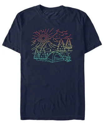 Fifth Sun Men's Generic Additude Camp Short Sleeves T-shirt