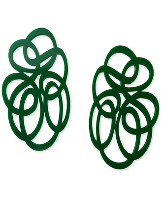 Swanky Designs Tatiana Swirl Drop Earrings