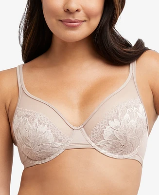 Bali Women's One Smooth U Lace Minimizer Bra DF3386