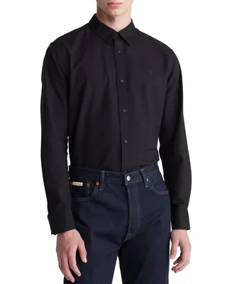 Calvin Klein Men's Solid Button-Front Oxford Shirt