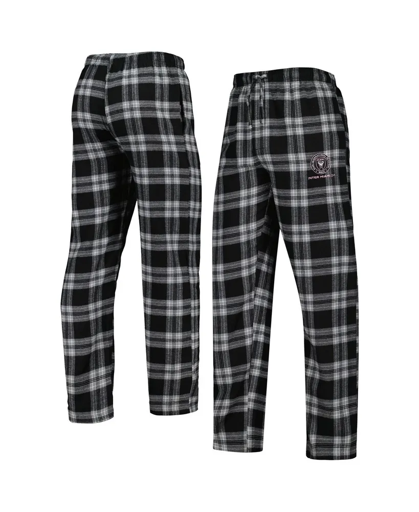 Men's Inter Miami CF Concepts Sport Black/Gray Takeaway Flannel Pants