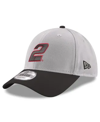Men's New Era Gray, Black Austin Cindric 9FORTY Snapback Adjustable Hat