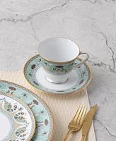 Noritake Serene Garden 4 Piece Saucers Set, 6", Service for 4