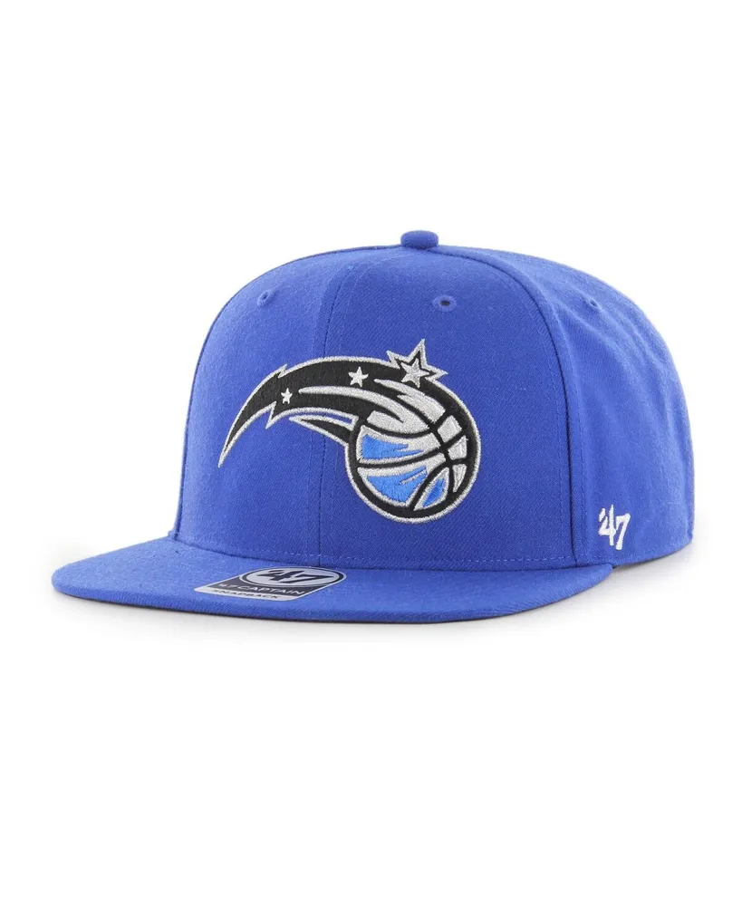 Men's '47 Brand Blue Orlando Magic Sure Shot Captain Snapback Hat