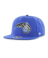 Men's '47 Brand Blue Orlando Magic Sure Shot Captain Snapback Hat