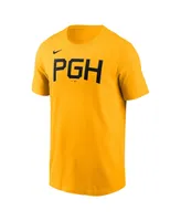 Men's Nike Gold Pittsburgh Pirates 2023 City Connect Wordmark T-shirt