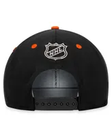 Men's Fanatics Black Philadelphia Flyers 2023 Nhl Draft Snapback Hat