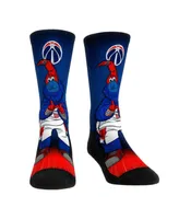 Men's and Women's Rock 'Em Socks Washington Wizards Mascot Pump Up Crew