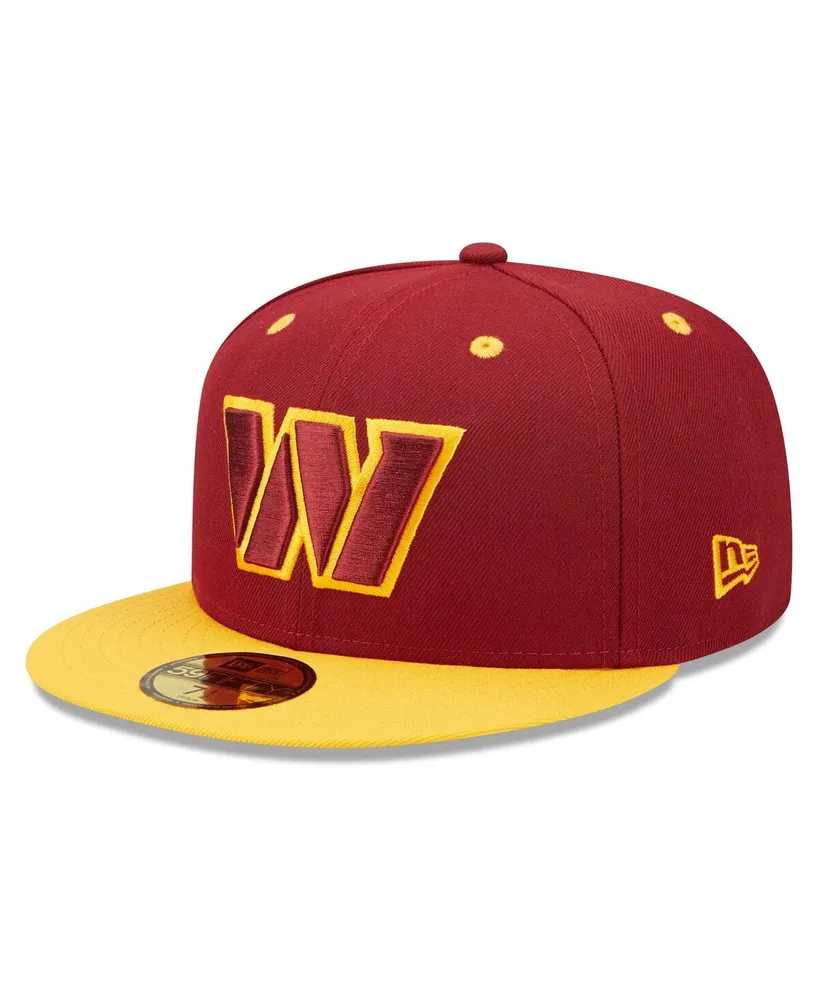 Men's Washington Commanders New Era Burgundy Team Basic 59FIFTY Fitted Hat