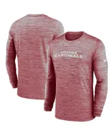 Men's Nike Cardinal Arizona Cardinals Sideline Team Velocity Performance Long Sleeve T-shirt