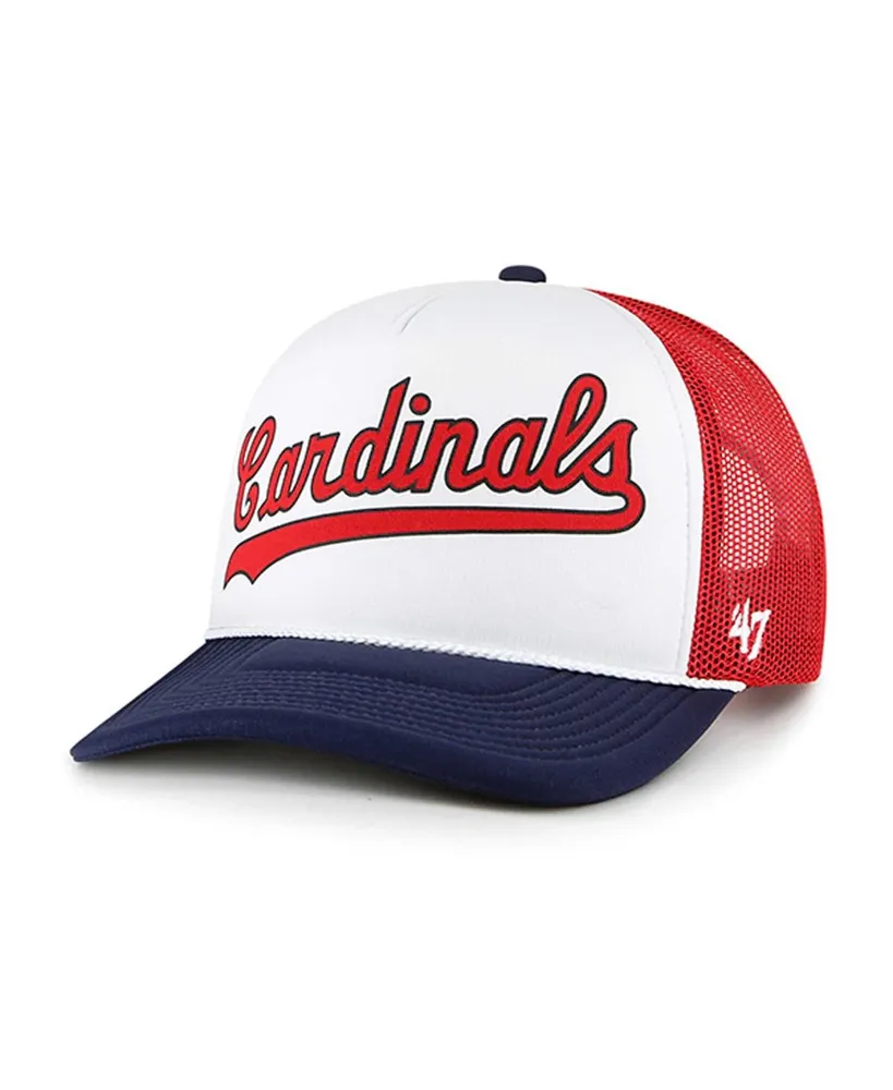 47 Brand St. Louis Cardinals Gray White CLEAN UP Cap - Macy's