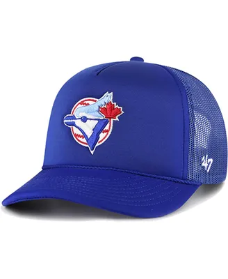 Men's '47 Brand Royal Toronto Blue Jays Foam Logo Trucker Snapback Hat