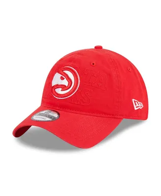 Men's New Era Red Atlanta Hawks 2023 Nba Draft 9TWENTY Adjustable Hat