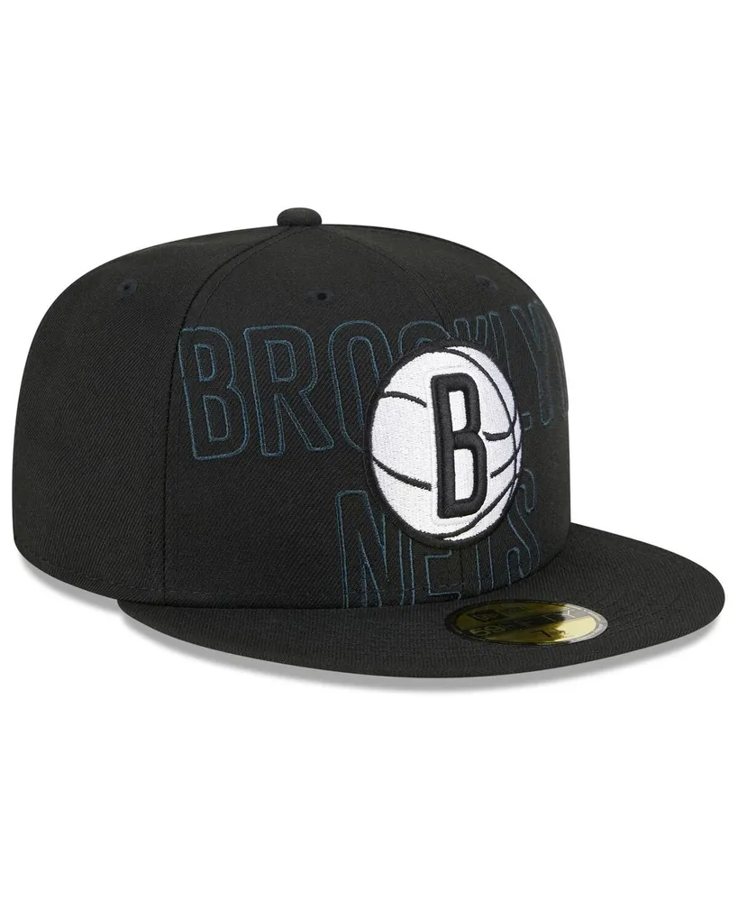 Men's New Era Black Brooklyn Nets 2023 Nba Draft 59FIFTY Fitted Hat