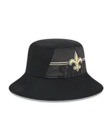 Men's New Era Black New Orleans Saints 2023 Nfl Training Camp Stretch Bucket Hat