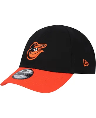Infant Boys and Girls New Era Black Baltimore Orioles Team Color My First 9TWENTY Flex Hat