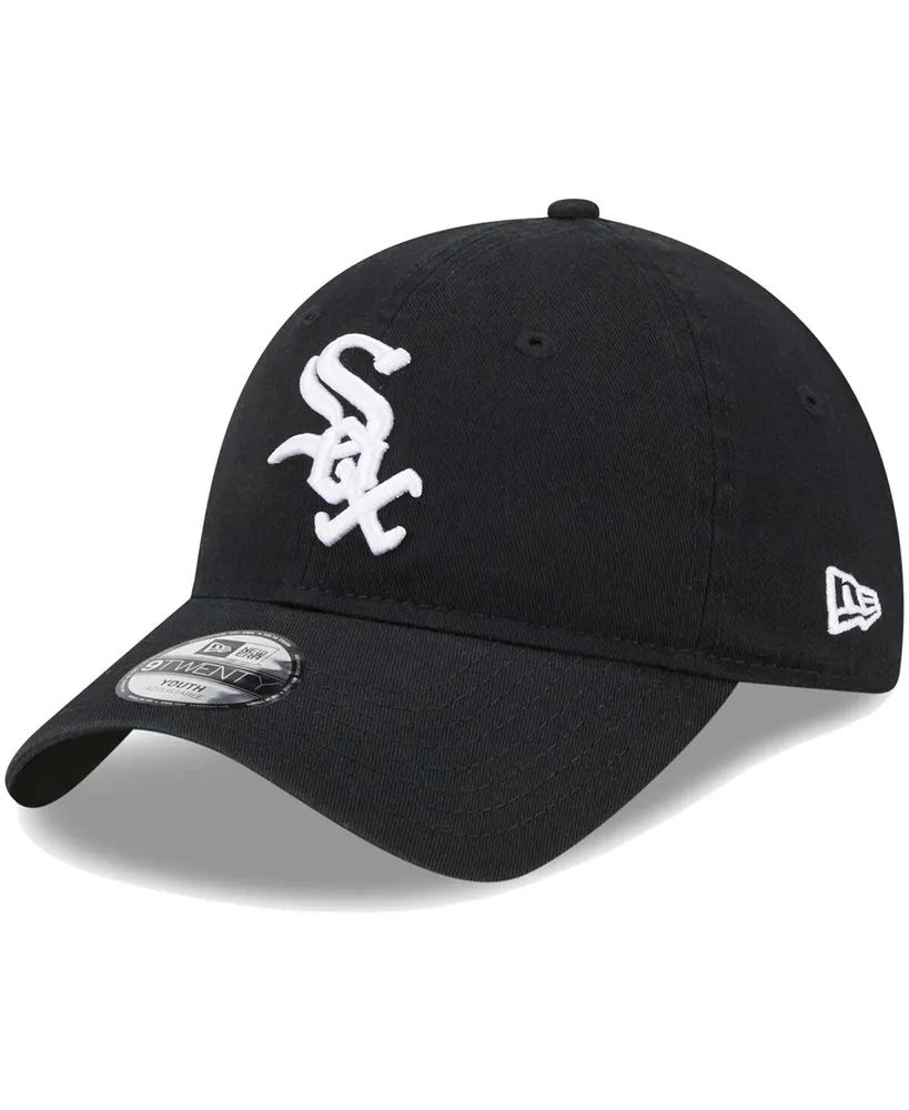 Little Boys and Girls New Era Black Chicago White Sox Team 9TWENTY Adjustable Hat