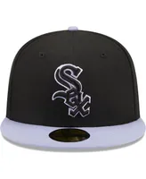 Men's New Era Black Chicago White Sox Side Patch 59FIFTY Fitted Hat