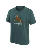 Big Boys Aqua 2023 Mlb All-Star Game Bigfoot T-shirt