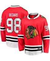 Men's Fanatics Connor Bedard Red Chicago Blackhawks Home Breakaway Player Jersey