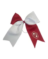 Women's Oklahoma Sooners Jumbo Glitter Bow with Ponytail Holder