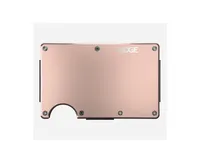 The Ridge Aluminum Rose Gold: Money Clip Wallet