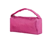 Nina Ruched Handle Mesh Handheld Bag