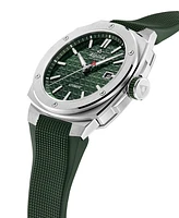 Alpina Men's Swiss Automatic Alpiner Green Rubber Strap Watch 41mm