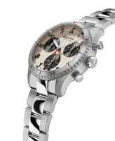 Alpina Men's Swiss Chronograph Startimer Stainless Steel Strap Bracelet Watch 41mm - Silver