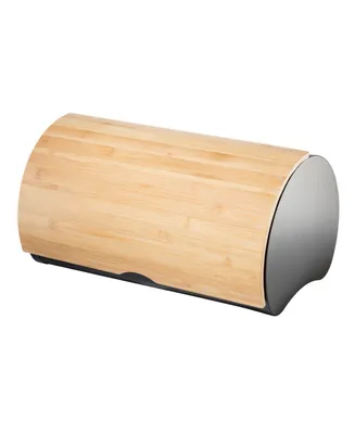 Oggi 8.5" Bread Box with Bamboo Lid