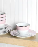 Martha Stewart Gracie Lane 12 Piece Dinnerware Set, Service for 4