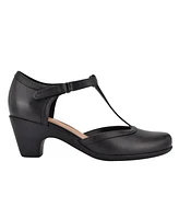 Easy Spirit Women's Cara T-Strap Heels