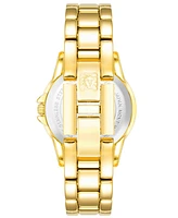 Anne Klein Women's Quartz Gold-Tone Alloy Bracelet Watch, 30mm