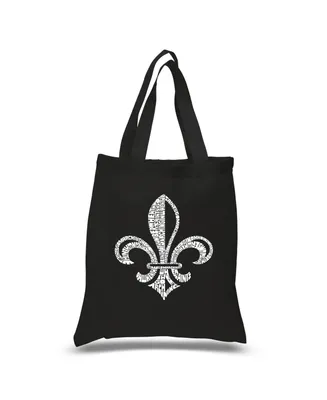 Fleur De Lis - Small Word Art Tote Bag