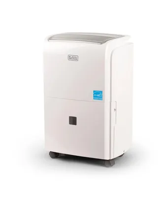 Black+Decker 4500 Sq. Ft. Dehumidifier for Extra Large Spaces and Basements, Energy Star Certified, BDT50WTB