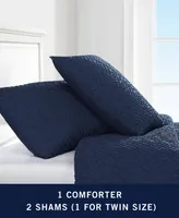 Nautica Point Harbor Embossed Piece Comforter Set