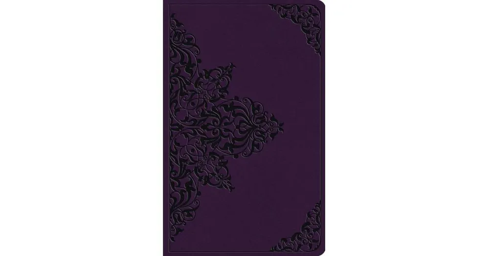 Esv Large Print Value Thinline Bible (TruTone, Lavender, Filigree Design) by Crossway